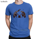 Printing Formal T Shirt For Mens Gents Achilles Ajaxs Playing Chess Mens T-Shirt Best Quirky Tshirt Round Neck Tee Shirt Top Tee