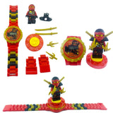 Super Hero Series Building Blocks Watch Children Kids Watch Electronic Cartoon Children Watch