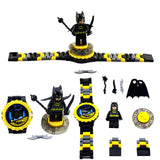 Super Hero Series Building Blocks Watch Children Kids Watch Electronic Cartoon Children Watch