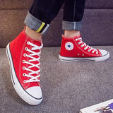 Brand Canvas Shoes Men High help Casual Breathable Canvas Shoes Platform Men Male Shoes Unisex Sneakers Flats Shoes Men 2020 New