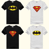 DMDM PIG Batman Superman Short Sleeve T-Shirts For Boys Girl Tops Kids Clothing TShirt Size 2 3 4 5 Years Baby Clothes Tee