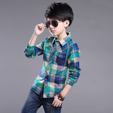 Teenage Boys Shirts School Shirt for Boys Turn Down Collar Shirt For Boys White Kids Teen Clothes 6 8 10 12 14 Year