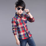 Teenage Boys Shirts School Shirt for Boys Turn Down Collar Shirt For Boys White Kids Teen Clothes 6 8 10 12 14 Year