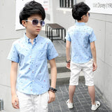 Teenage Boys Shirts School Shirt for Boys Turn Down Collar Shirt For Boys White Kids Teen Clothes 6 8 10 12 14 Year