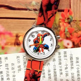 Spiderman Children Watches Cat Cartoon Electronic Colorful Light Source Child Watch Girls Birthday Party Kids Gift Clock Wrist