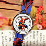 Spiderman Children Watches Cat Cartoon Electronic Colorful Light Source Child Watch Girls Birthday Party Kids Gift Clock Wrist