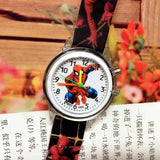 Spiderman Children Watches Cat Cartoon Electronic Colorful Light Source Child Watch Girls Birthday Party Kids Gift Clock Wrist