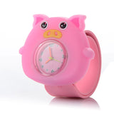 3D Cartoon Watch Animal  Milk Dad Cute Children Clock Baby Kid Quartz Waterproof Student Wrist Watches for Girls Boys Gifts