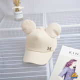 Kids Sun Caps Big Ears M Lettered Children Baseball Cap Baby Boy Hat Baby Girl Summer Hats