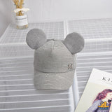 Kids Sun Caps Big Ears M Lettered Children Baseball Cap Baby Boy Hat Baby Girl Summer Hats