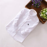 JXYSY Kids Boys Shirts 2019 Autumn Long Sleeve Solid Toddler Shirts For Boys Cotton Fashion Brand Baby Boy Tops Children Shirts