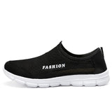 Fashion Summer Shoes Men Casual Air Mesh Shoes Lightweight Breathable Slip-On Flats Chaussure Homme Large Sizes 36-46 Wholesale