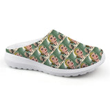 INSTANTARTS Women Beach Home Slippers Fashion Nurse Shoes Medical Doctor Sandals Female Summer Mesh Flats Sandalias Mujer Girl