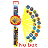 New Princess Spiderman Kids Watches Projection Cartoon Pattern Digital Child Watch For Boys Girls LED Display Clock Relogio
