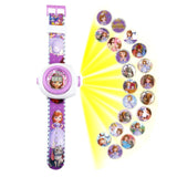 New Princess Spiderman Kids Watches Projection Cartoon Pattern Digital Child Watch For Boys Girls LED Display Clock Relogio