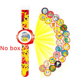 New Princess Spiderman Kids Watches Projection Cartoon Pattern Digital Child Watch For Boys Girls LED Display Clock Relogio