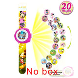 New Princess Spiderman Kids Watches Projection Cartoon Pattern Digital Child Watch For Boys Girls LED Display Clock Relogio
