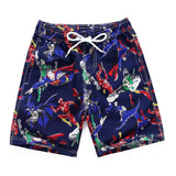 Kids Boys Swimming Shorts Summer Sharks Fast Dry Swimwear for Teenage Boy Carton Print Beach Shorts Children 4 6 8 10 12 years