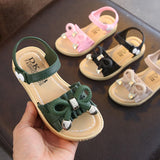 2020 Summer Boys Leather Sandals For Baby Flat Children Beach Shoes Kids Sports Soft Non-slip Casual Toddler Sandals 2-8 Years