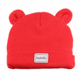 Cute Kids Hat Cap with Bibs Candy Solid Colors Boys Girls Baby Beanies Hats Cotton Born Baby Hat Bibs Toddler Infant Caps