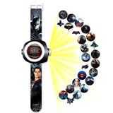 New Spiderman Kids Watches Princess Projection Cartoon Pattern Digital Child watch For Boys Girls LED Display Clock Relogio