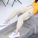 Cowgirl Costume Cargo Pants Girls Casual Trousers Khaki Sport Cargo Pant Children Spring Autumn Kids Outwear 5 7 9 11 13 Years