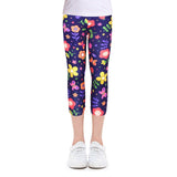 Kids Children Pencil Pants Leggings for 4-10Y Girl Clothes Summer Girls Leggings Skinny Calf-length Cropped Trousers