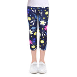 Kids Children Pencil Pants Leggings for 4-10Y Girl Clothes Summer Girls Leggings Skinny Calf-length Cropped Trousers