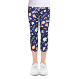 Kids Children Pencil Pants Leggings for 4-10Y Girl Clothes Summer Girls Leggings Skinny Calf-length Cropped Trousers