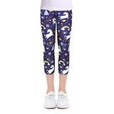 Kids Children Pencil Pants Leggings for 4-10Y Girl Clothes Summer Girls Leggings Skinny Calf-length Cropped Trousers