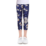 Kids Children Pencil Pants Leggings for 4-10Y Girl Clothes Summer Girls Leggings Skinny Calf-length Cropped Trousers