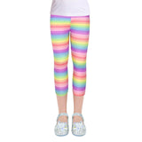 Kids Children Pencil Pants Leggings for 4-10Y Girl Clothes Summer Girls Leggings Skinny Calf-length Cropped Trousers