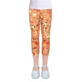 Kids Children Pencil Pants Leggings for 4-10Y Girl Clothes Summer Girls Leggings Skinny Calf-length Cropped Trousers