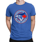 Blue Jays Red Tshirt New Fashion Create Cheap Great T Shirt For Men Summer Letter 100% Cotton Anlarach Gents