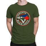 Blue Jays Red Tshirt New Fashion Create Cheap Great T Shirt For Men Summer Letter 100% Cotton Anlarach Gents