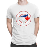 Blue Jays Red Tshirt New Fashion Create Cheap Great T Shirt For Men Summer Letter 100% Cotton Anlarach Gents