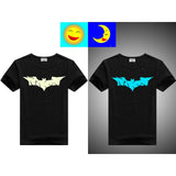 DMDM PIG Luminous Short Sleeves T-Shirts For Boys Girls Superman Batman T Shirt Kids Christmas Baby Girl Tops 2 3 4 Years TShirt