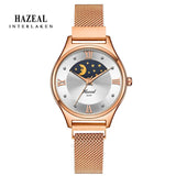 Switzerland Luxury Women Watches Moon Face Ladies Wristwatch Original Design Japan Quartz relógio feminino monther day gift