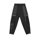 [EAM] High Elastic Waist Black Brief Long Zipper Harem Trousers New Loose Fit Pants Women Fashion Tide Spring Summer 2020 1U144