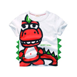 INPEPNOW Children T-shirt for Boy 2020 Animal Print Dinosaur Boys T Shirt for Girls Tops Cartoon Kids tshirt Clothes 5-14 Yrs