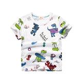 INPEPNOW Children T-shirt for Boy 2020 Animal Print Dinosaur Boys T Shirt for Girls Tops Cartoon Kids tshirt Clothes 5-14 Yrs