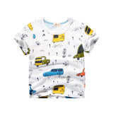 INPEPNOW Children T-shirt for Boy 2020 Animal Print Dinosaur Boys T Shirt for Girls Tops Cartoon Kids tshirt Clothes 5-14 Yrs