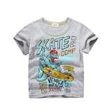 INPEPNOW Children T-shirt for Boy 2020 Animal Print Dinosaur Boys T Shirt for Girls Tops Cartoon Kids tshirt Clothes 5-14 Yrs