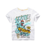 INPEPNOW Children T-shirt for Boy 2020 Animal Print Dinosaur Boys T Shirt for Girls Tops Cartoon Kids tshirt Clothes 5-14 Yrs
