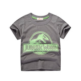 INPEPNOW Children T-shirt for Boy 2020 Animal Print Dinosaur Boys T Shirt for Girls Tops Cartoon Kids tshirt Clothes 5-14 Yrs