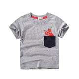 INPEPNOW Children T-shirt for Boy 2020 Animal Print Dinosaur Boys T Shirt for Girls Tops Cartoon Kids tshirt Clothes 5-14 Yrs