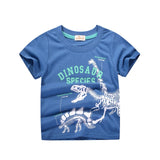 INPEPNOW Children T-shirt for Boy 2020 Animal Print Dinosaur Boys T Shirt for Girls Tops Cartoon Kids tshirt Clothes 5-14 Yrs