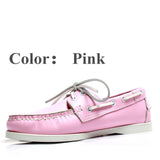 Men Genuine Leather Driving Shoes,New Fashion Docksides Classic Boat Shoe,Brand Design Flats Loafers For Men Women 2019A010