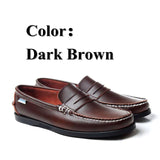 Men Genuine Leather Driving Shoes,New Fashion Docksides Classic Boat Shoe,Brand Design Flats Loafers For Men Women 2019A010
