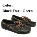 Men Genuine Leather Driving Shoes,New Fashion Docksides Classic Boat Shoe,Brand Design Flats Loafers For Men Women 2019A010
